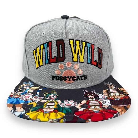 My Hero Academia Wild Wild Pussycats ADULT Snapback Hat Cap Flat Bill Anime NWT - Picture 10 of 14